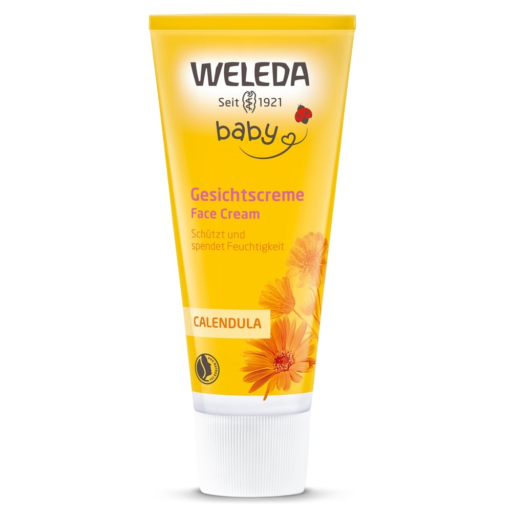 

Детский крем для лица с календулой calendula baby face cream Weleda, 50 мл