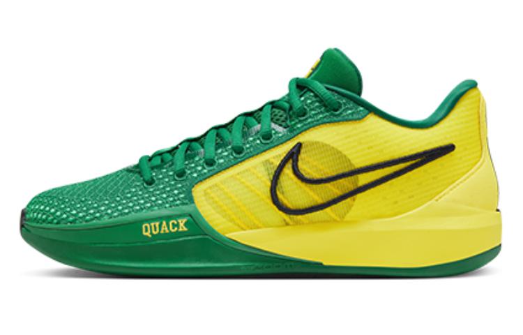 

Nike Саборины 1 Эп 'Орегон Дакс' женские в зелёно-жёлтом цвете, цвет Green Yellow