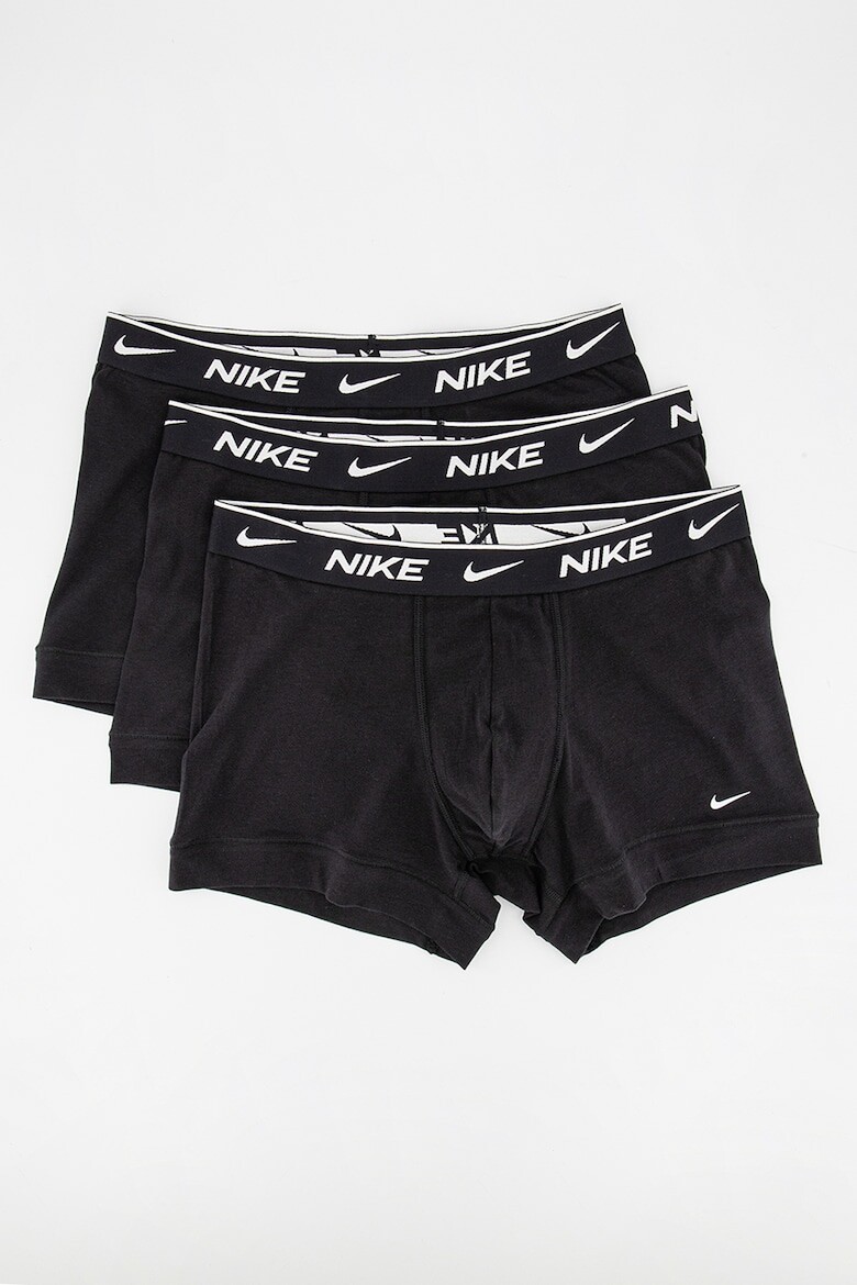 

Боксеры с логотипом - 3 пары Nike, черный