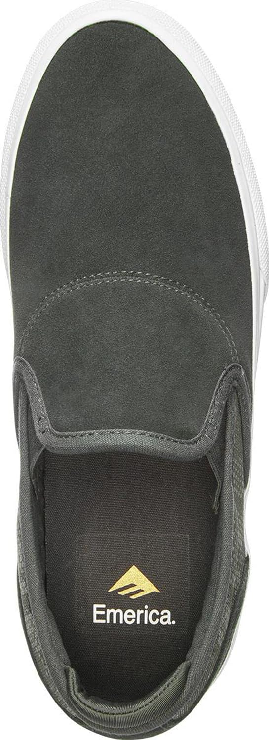 Слипоны Emerica Wino G6 - лучшие слипоны из доступных, удобный доступ к конькам, усиленная конструкция, амортизация, подходят для повседневной носки до 2025 года, Fatigue — фото 2