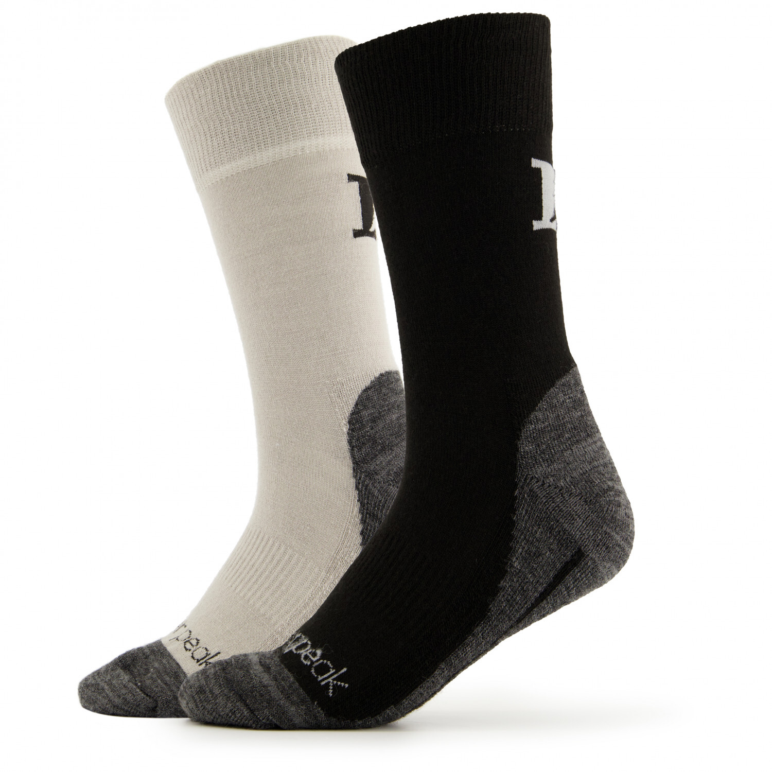 

Походные носки Heber Peak EvergreenHe Hiking Crew Socks 2 Pack, цвет Black/Grey