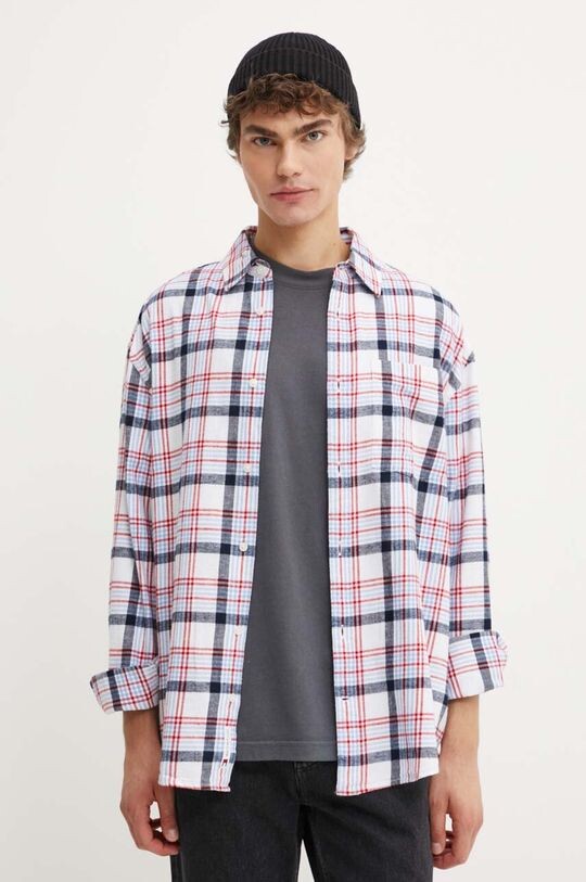 

Хлопковая рубашка Tommy Jeans, белый