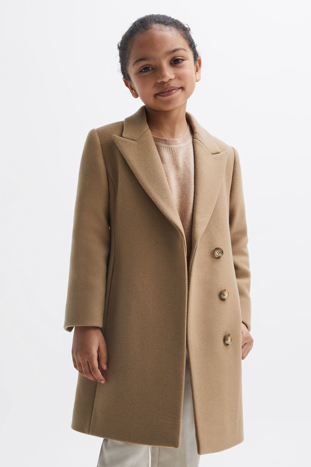 

Длинное пальто Harlow из смесовой шерсти Reiss