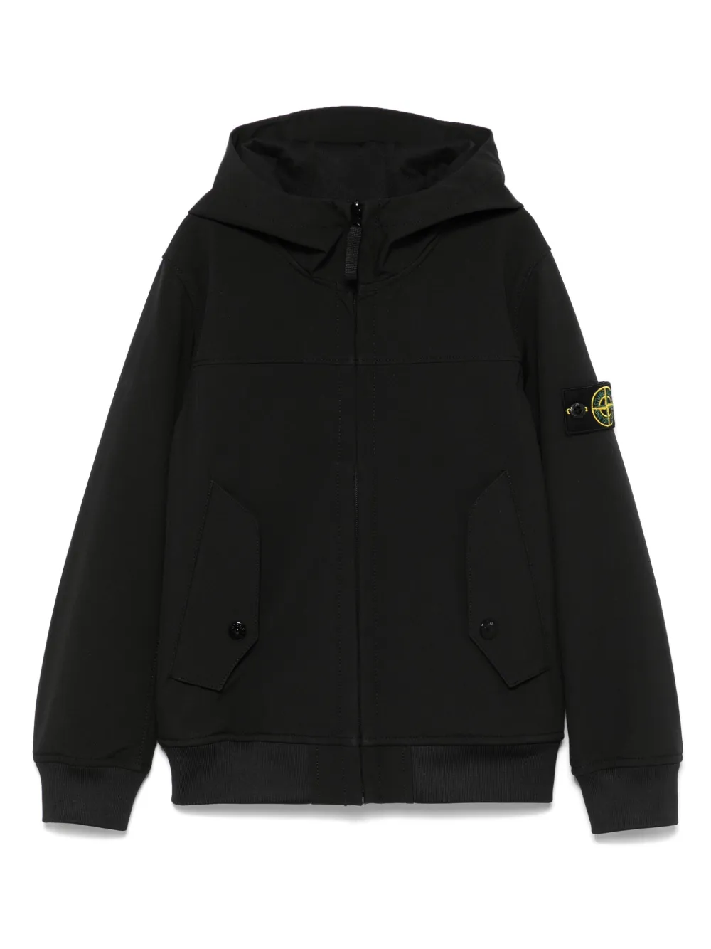 

Куртка с капюшоном Stone Island Junior, черный