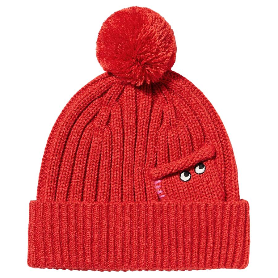 

UNIQLO Акриловая вязаная шапка унисекс разноцветная, Red