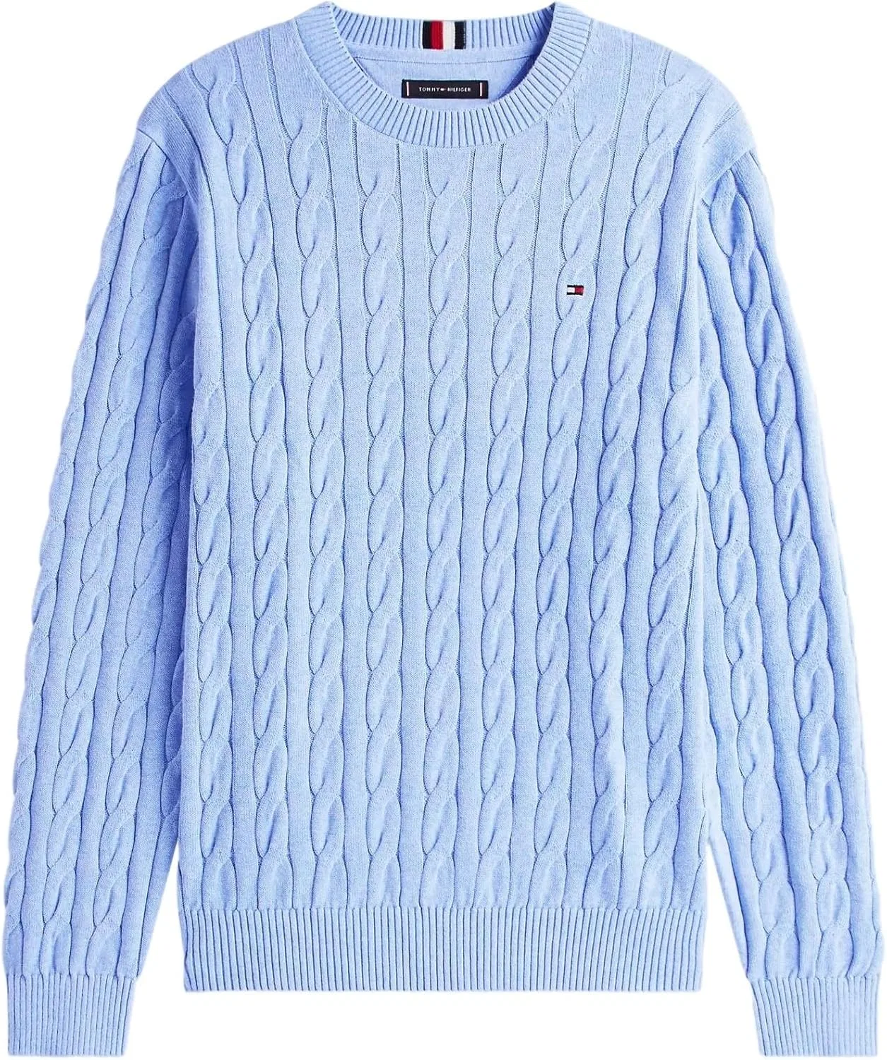 Свитер Tommy Hilfiger Men's Iconic Cable Knit из коллекции 2024, синий