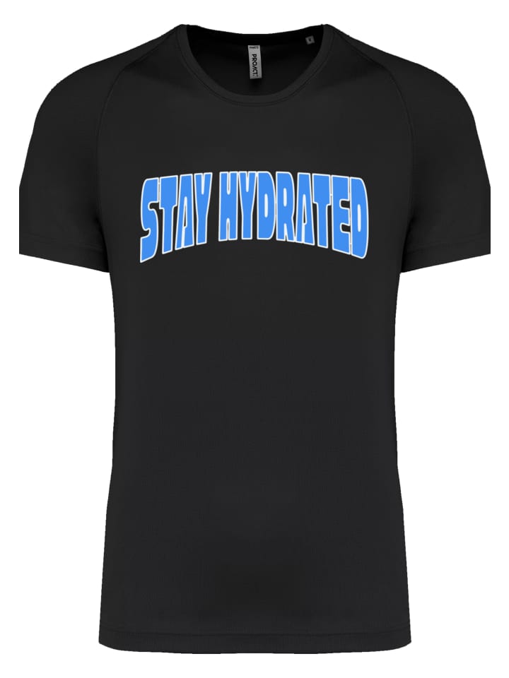 

Футболка спортивная футболка Stay Hydrated черного цвета F4NT4STIC, Черный, Футболка спортивная футболка Stay Hydrated черного цвета F4NT4STIC