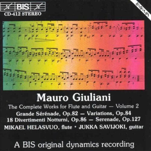 

CD диск Giuliani / Helasvuo / Savijoki: Complete Works for Flute & Guitar 2