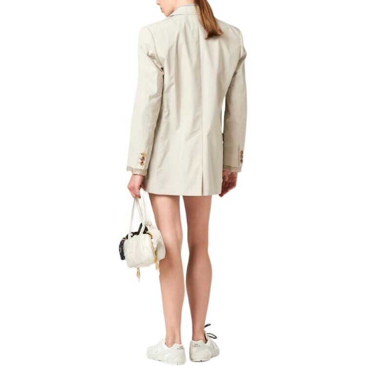 Деловой костюм женский цвета известняка Miu Miu — фото 3