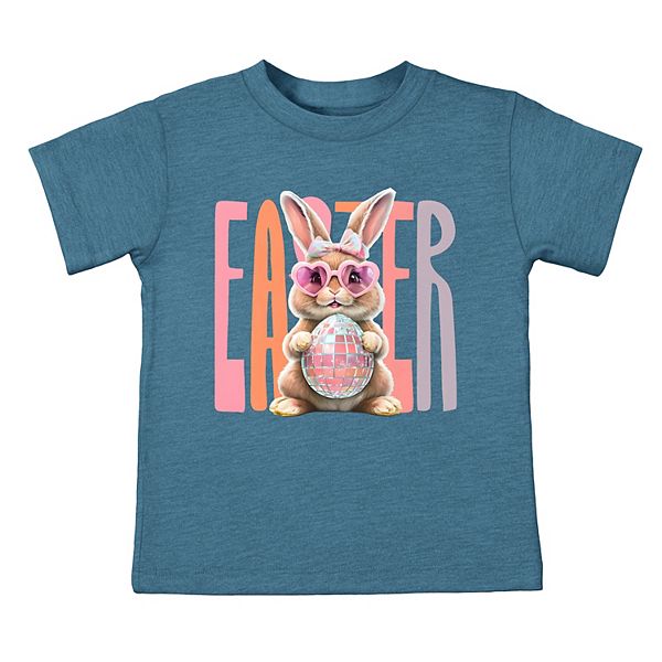 

Футболка с принтом Easter bunny disco ball The Juniper Shop, Teal