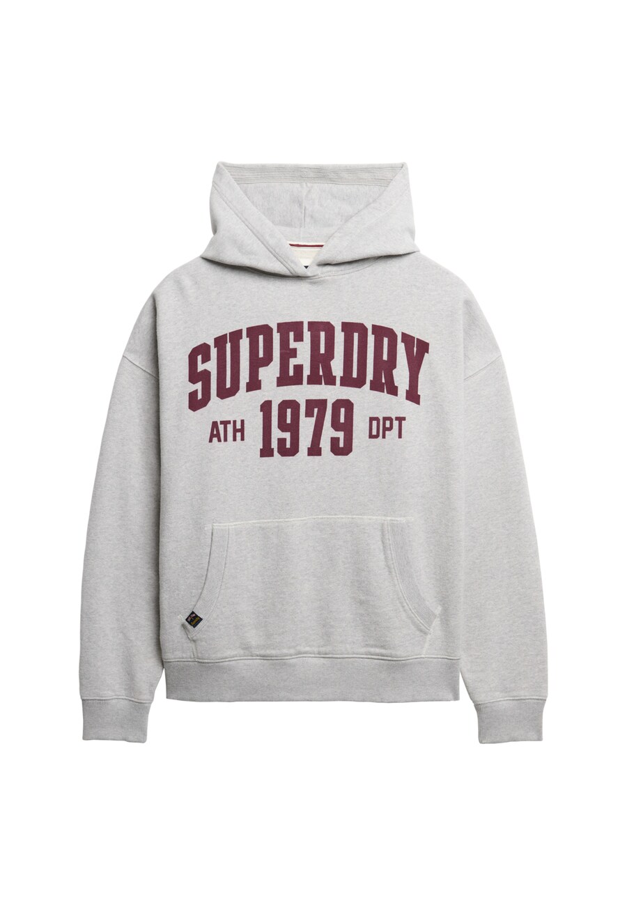 

Толстовка Superdry Athletic Essentials, пятнистый серый
