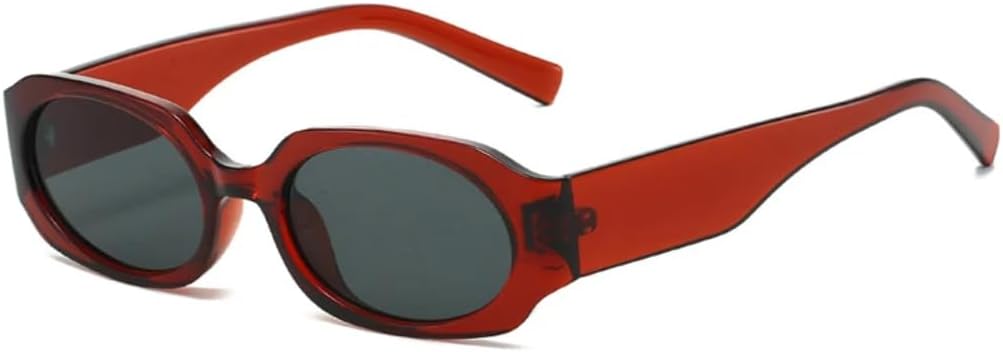 

Солнцезащитные очки с защитой UV400 | Компактная оправа, легкие, с цветными линзами | Для женщин и мужчин, для занятий спортом на открытом воздухе и путешествий DSVIGF, Red Grey