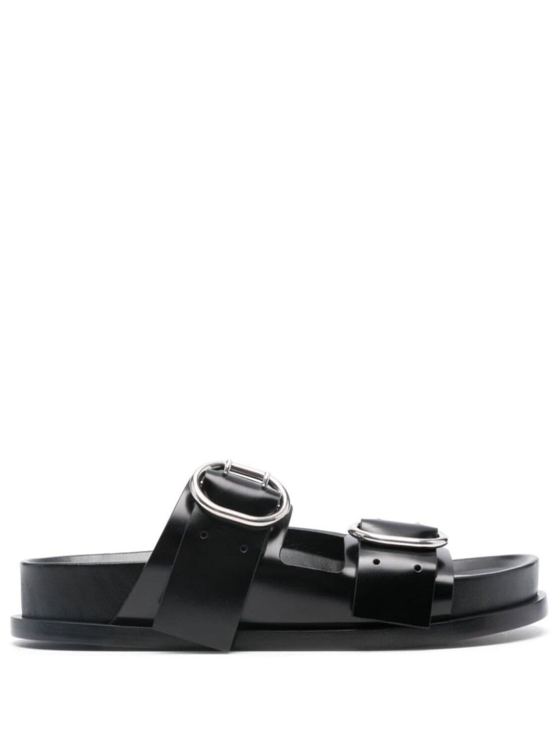 

Jil Sander сандалии с пряжками, черный