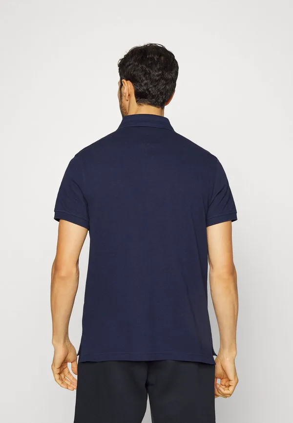 Рубашка-Поло из пике 1985-го года стандартного кроя Tommy Hilfiger, Navy — фото 3