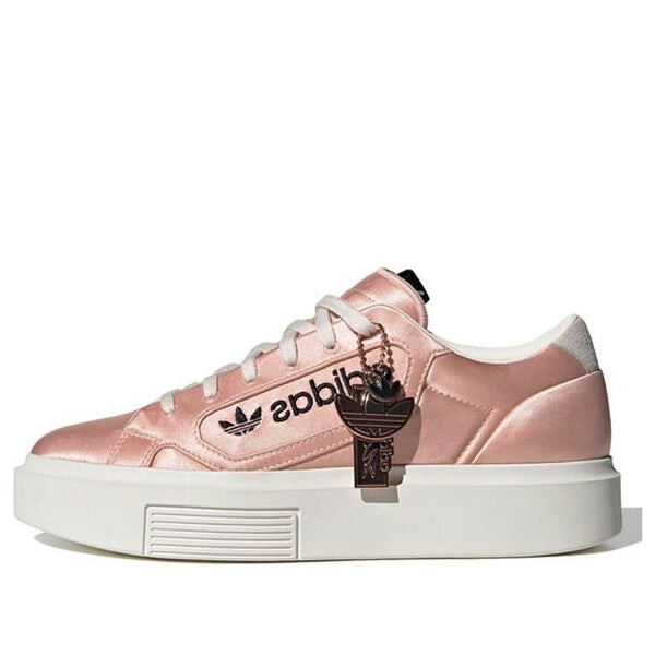 Кроссовки гладкие супер Adidas, розовый