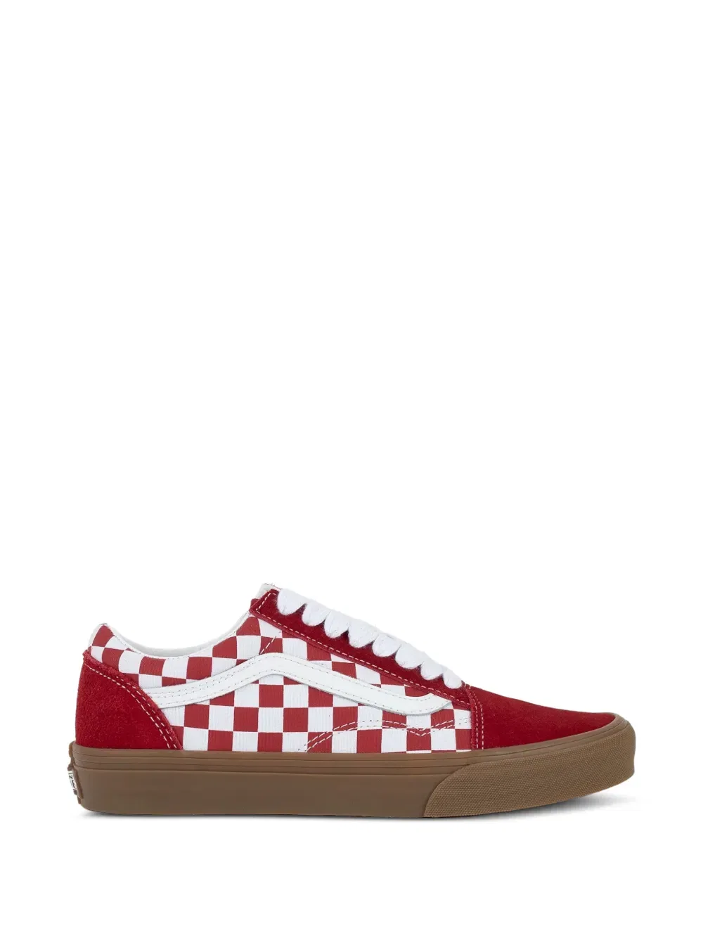 Кроссовки в стиле ретро с клетчатым узором Vans, красный