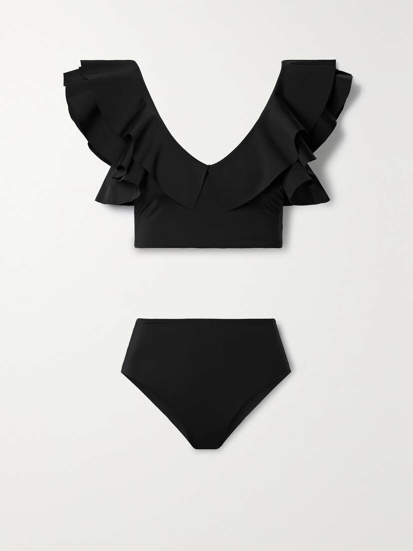 

Бикини с оборками Net Sustain Mila Maygel Coronel, черный