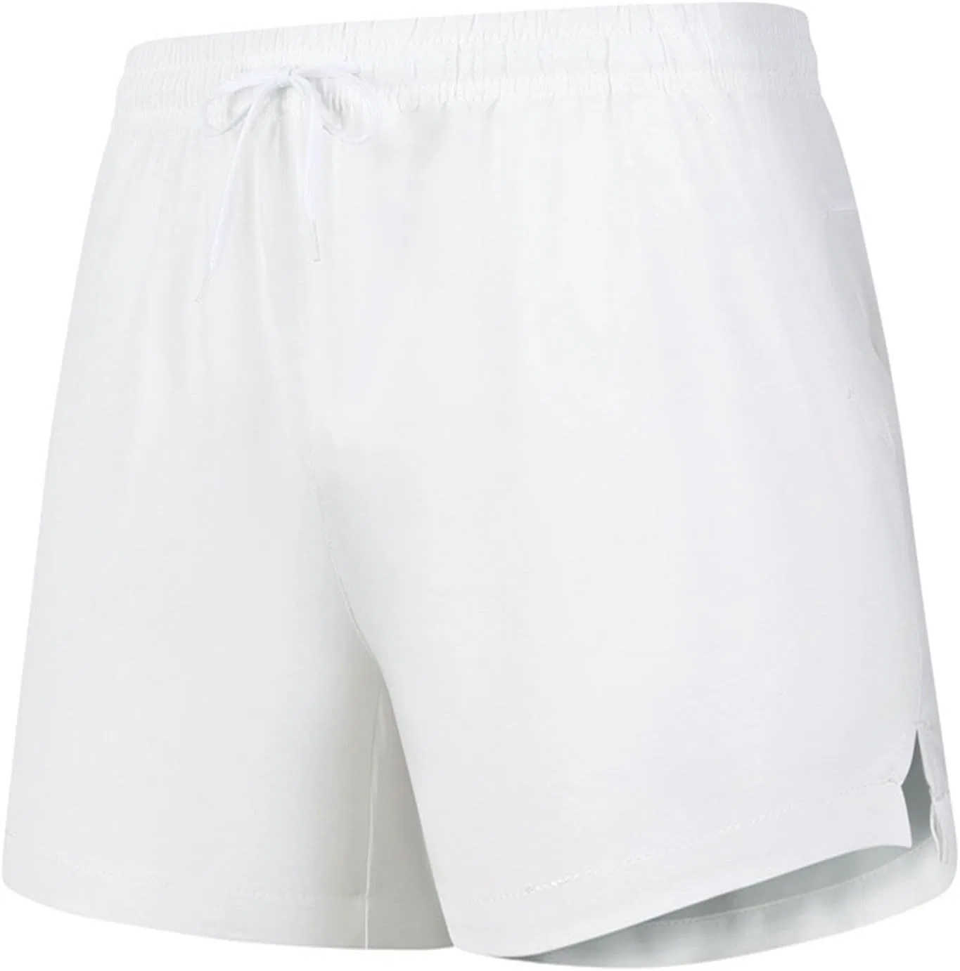 Шорты женские спортивные с карманами, White