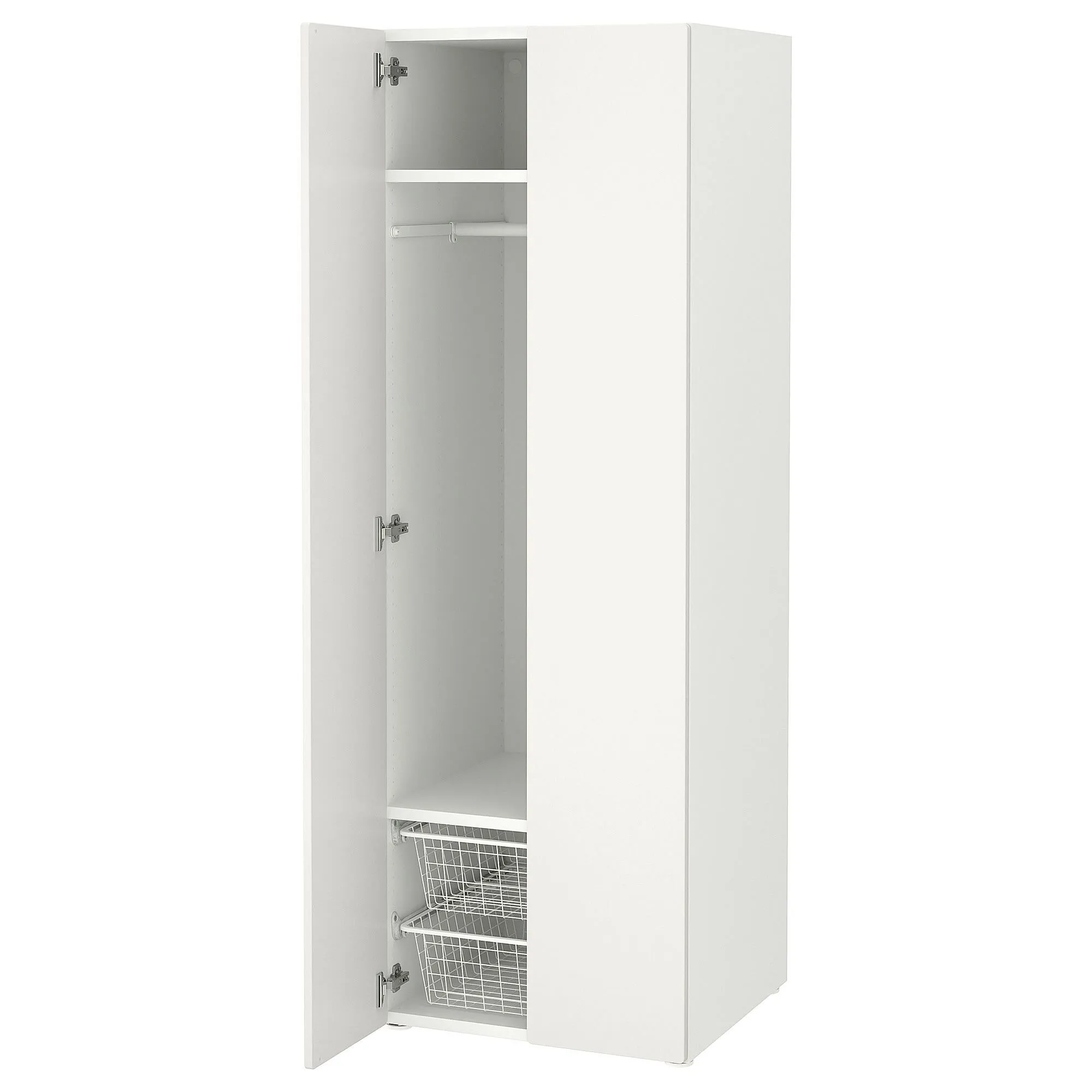 

Детский шкаф, белый, 60x57x181 см, PLATSA/SMÅSTAD IKEA