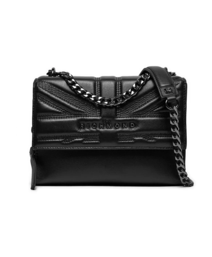 

Кожаная сумка John Richmond, черный