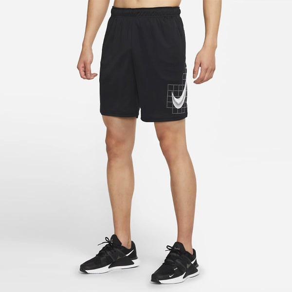 Шорты dri-fit printing pattern training casual shorts black Nike, черный — фото 4