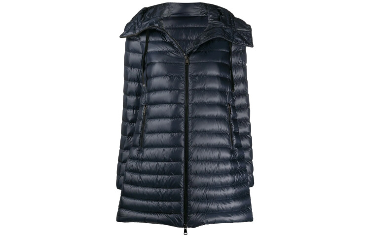 

Пуховик женский темно-синий Moncler