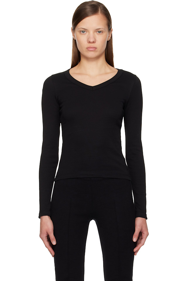 

Футболка с длинными рукавами Jill Flore Flore, черный