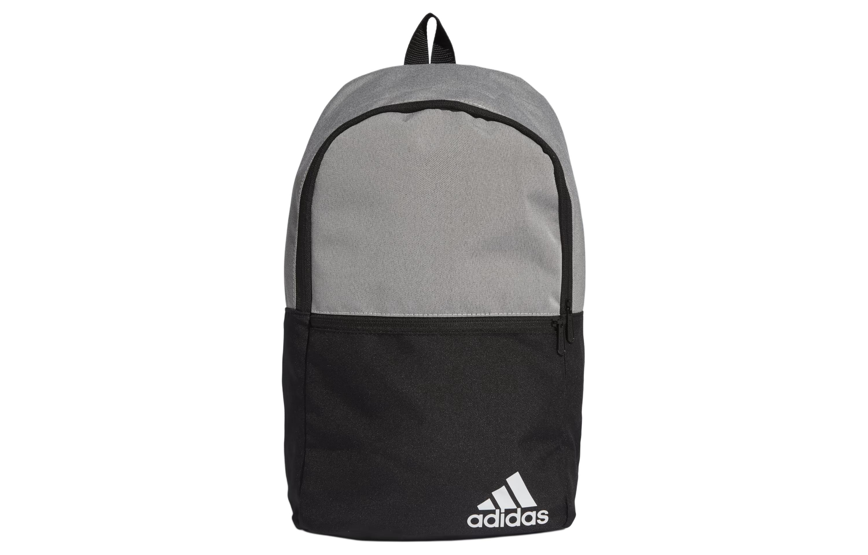 

Рюкзак из полиэстера обычный унисекс серый черный белый Adidas Neo