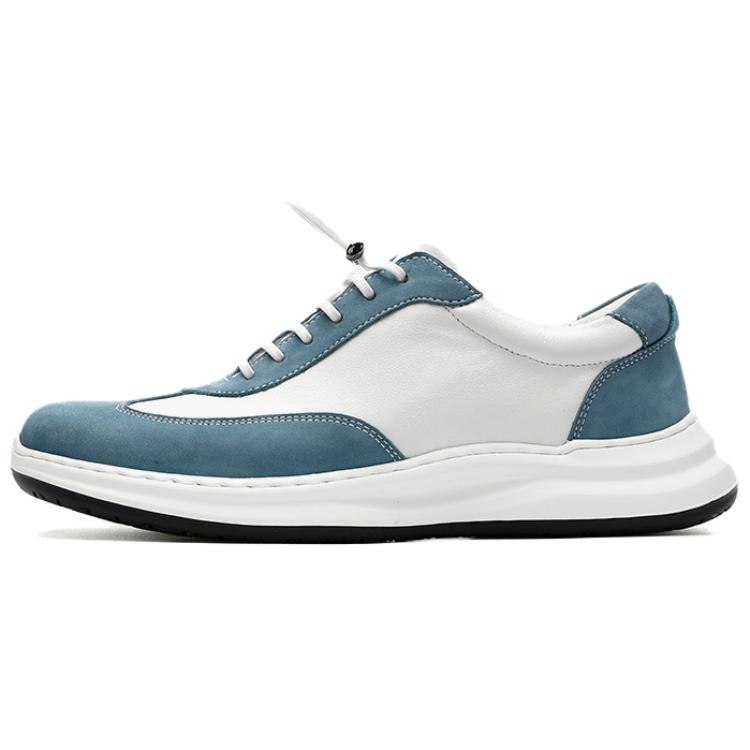 

WALKER SHOP Дышащие низкие скейтерские кроссовки мужские бело-голубые, цвет White Blue