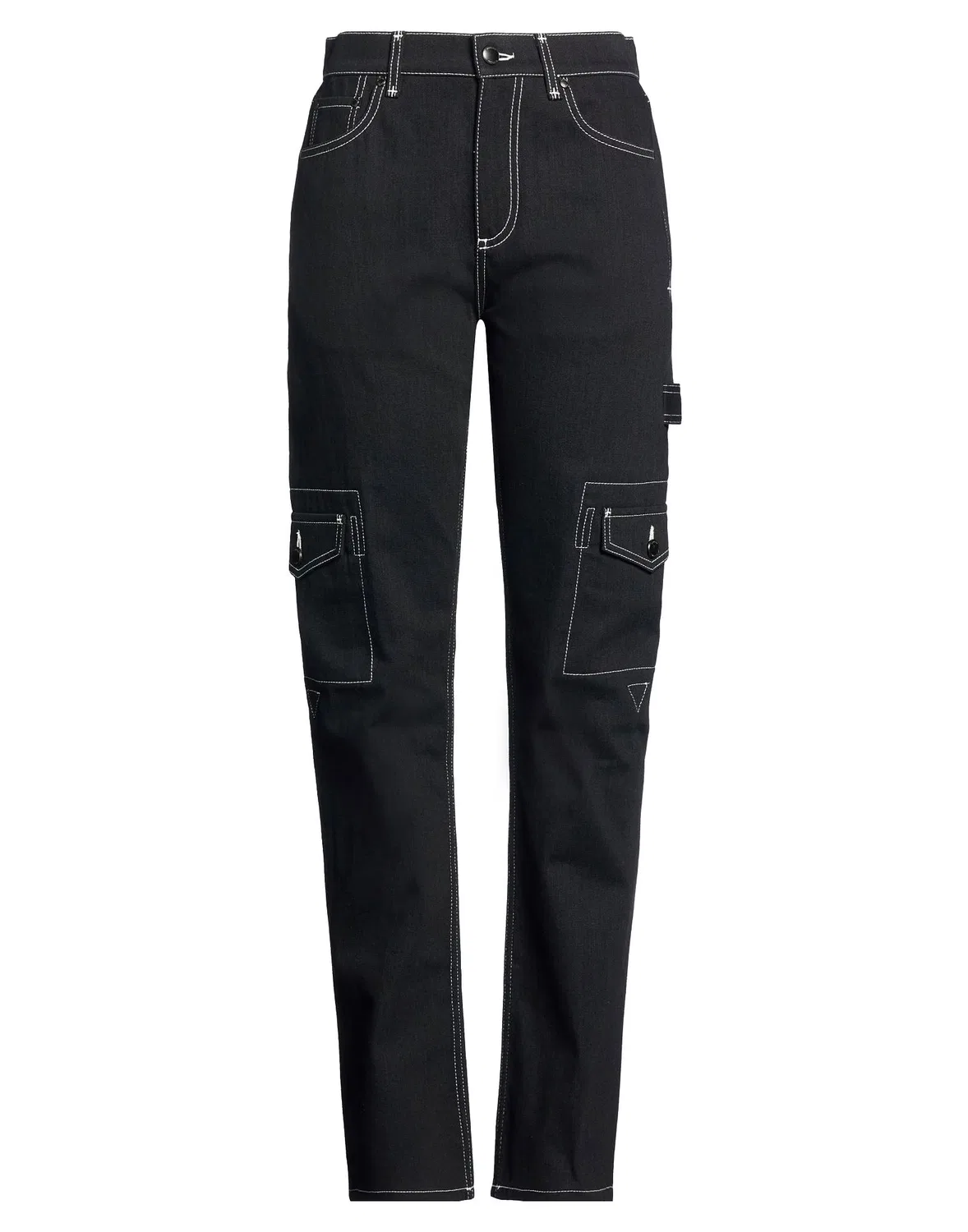Джинсы BURBERRY карго, женские, черный