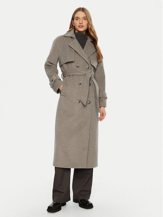 

Переходное пальто свободного кроя Access Fashion, серый