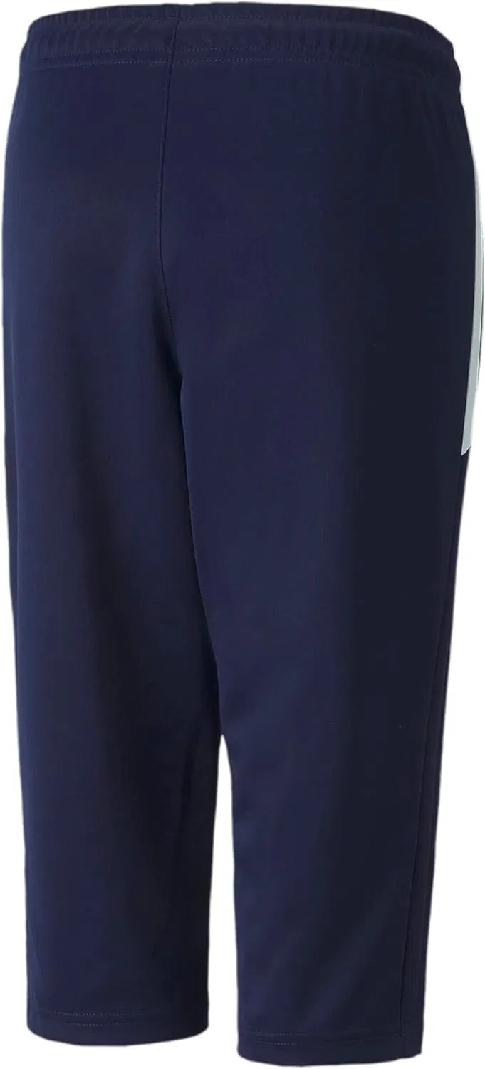 Детские тренировочные брюки PUMA унисекс TeamLiga, Peacoat-White — фото 2