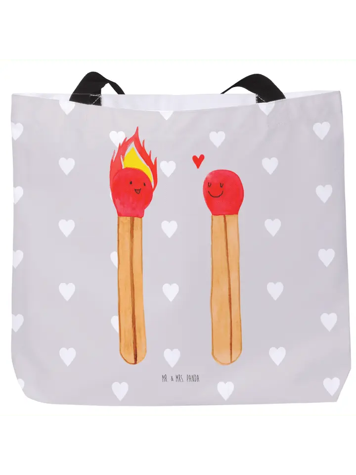 

Шоппер Mr. & Mrs. Panda, серый пастельный