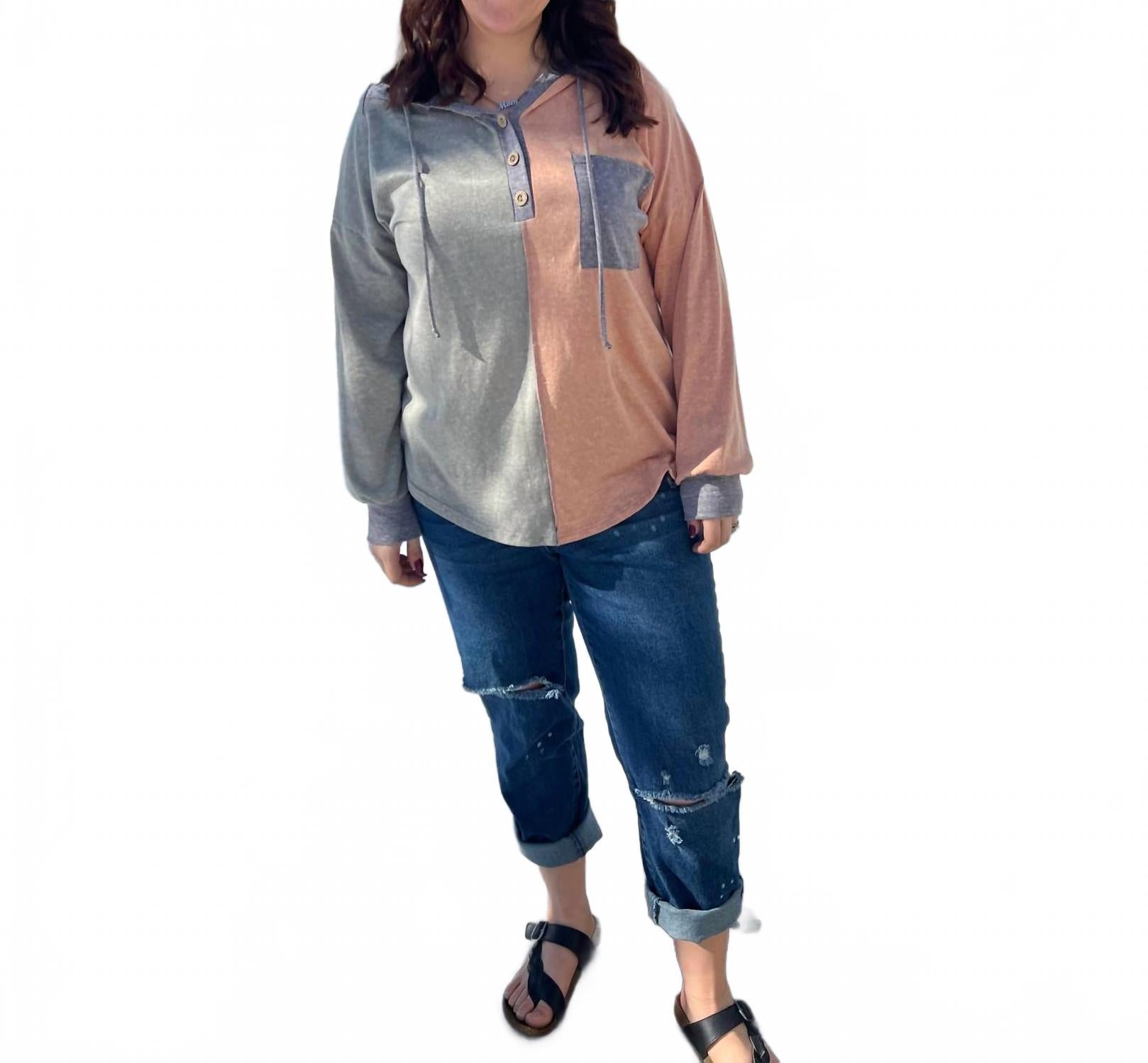 

Цветной худи в зеленом, розово-лиловом и угольном цветах Lovely Melody