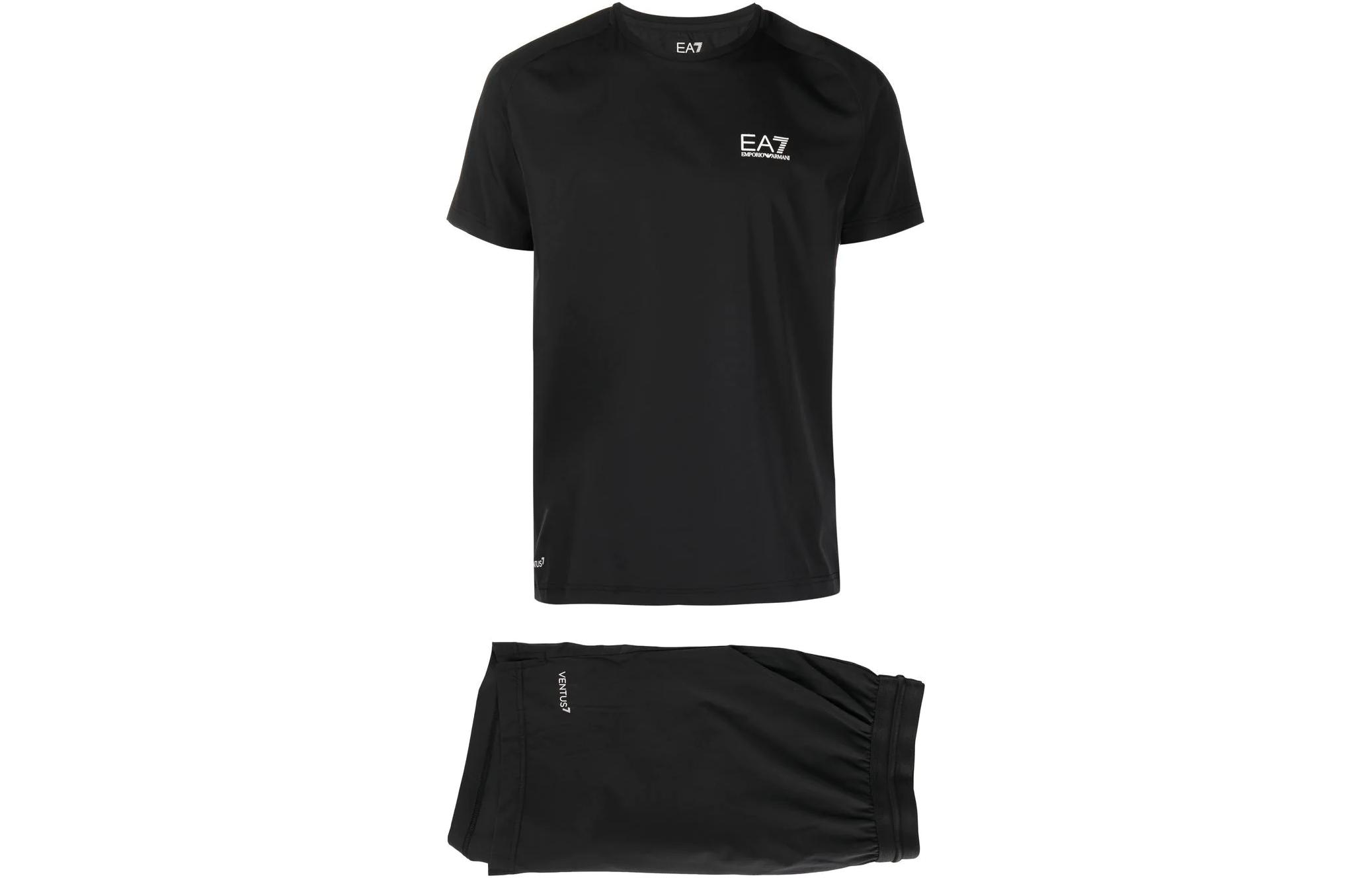 

Двухкомплектный спортивный костюм с принтом логотипа ea7 EMPORIO ARMANI