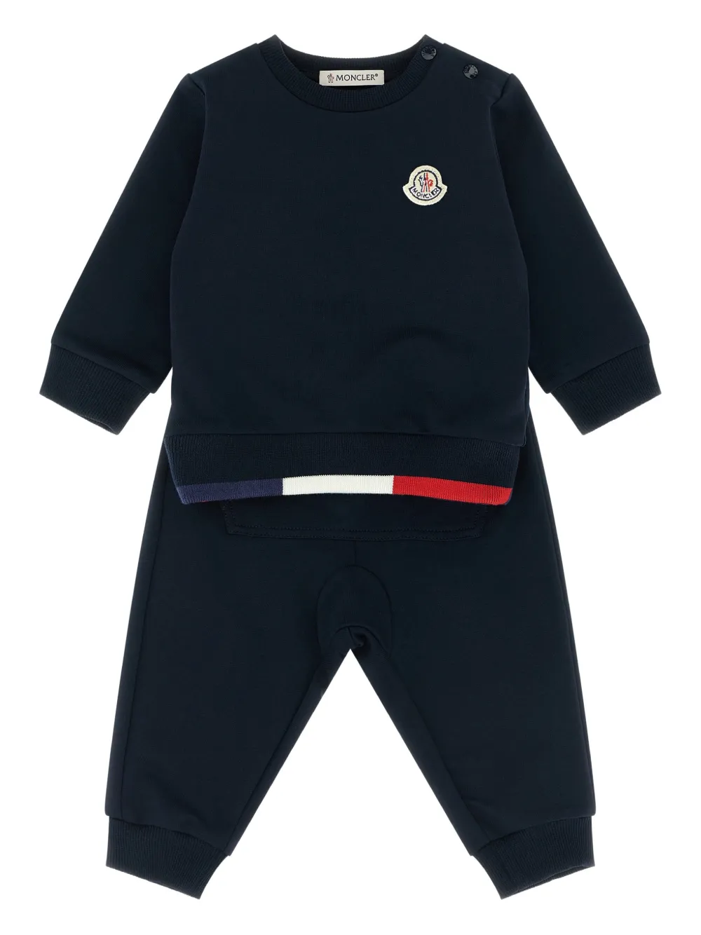 

Спортивный костюм с логотипом Moncler Enfant, синий