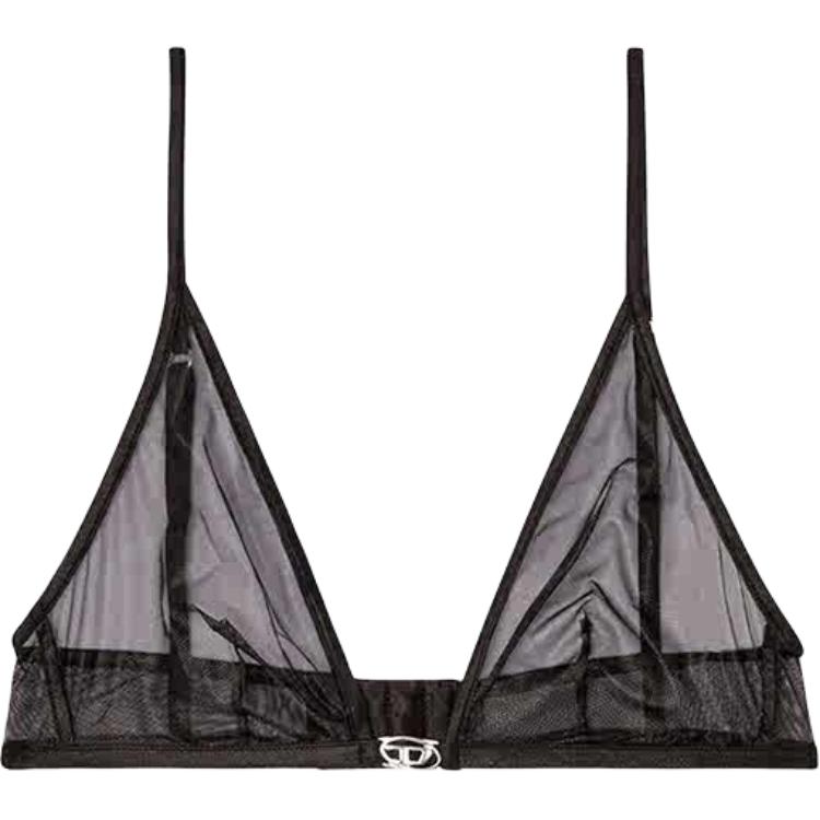 

Бюстгальтер-треугольник с эффектом глиттера DIESEL, черный