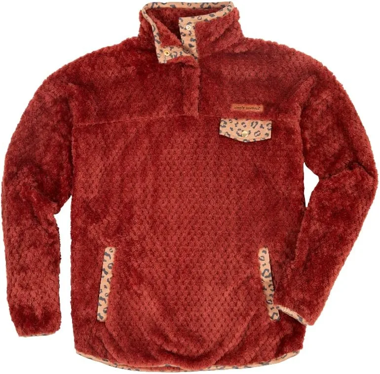 

Simply Southern Simply Soft Sherpa - Leopard - Adult Pullover