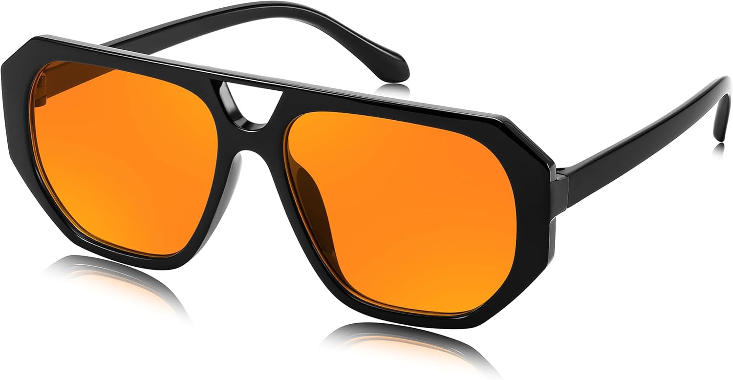 

Солнцезащитные очки FEISEDY в стиле ретро, ​​квадратные, пилотные, женские и мужские, винтажные, 70-е годы, в пластиковой оправе, модель B4164, Black Frame/Yellow Lens