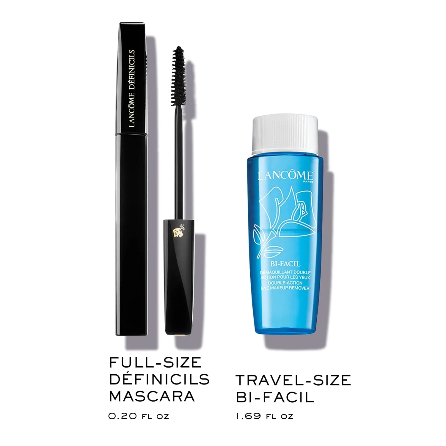 Lancôme Définicils удлиняющая и подчеркивающая тушь 6,2 мл и Bi-Facil нежный водостойкий средство для снятия макияжа с глаз 50 мл - лимитированный набор — фото 2