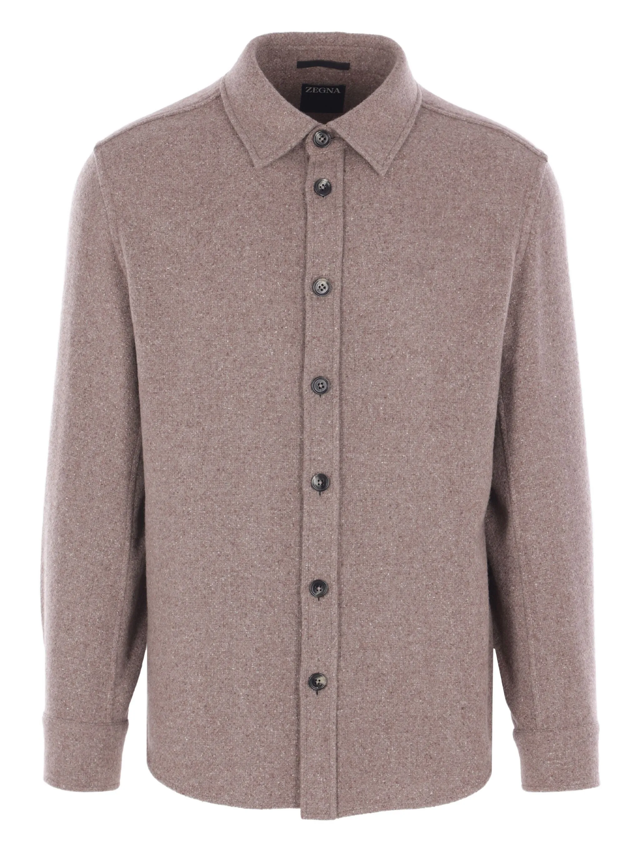 

Рубашка на пуговицах Zegna, коричневый