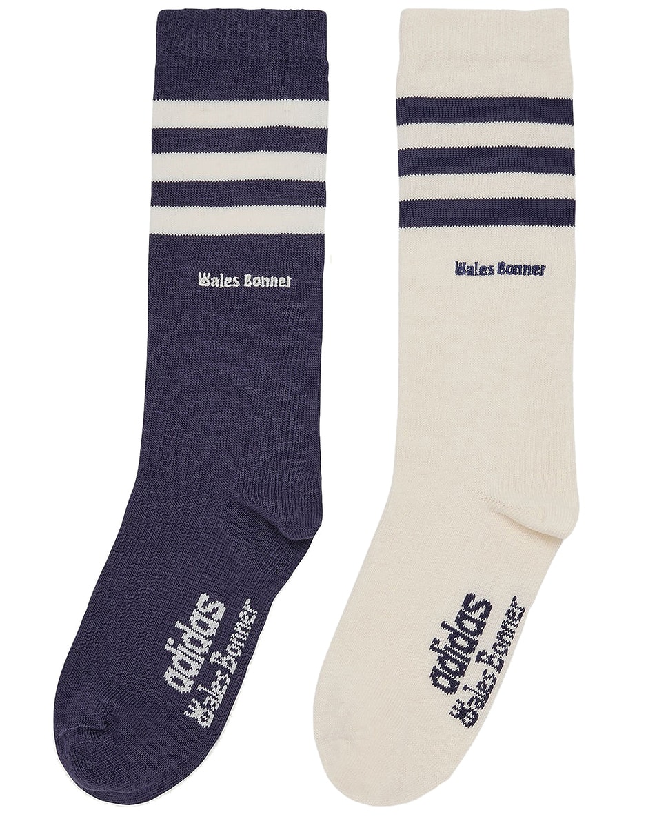 

Носки 3S Adidas By Wales Bonner, Night Navy & Chalk White