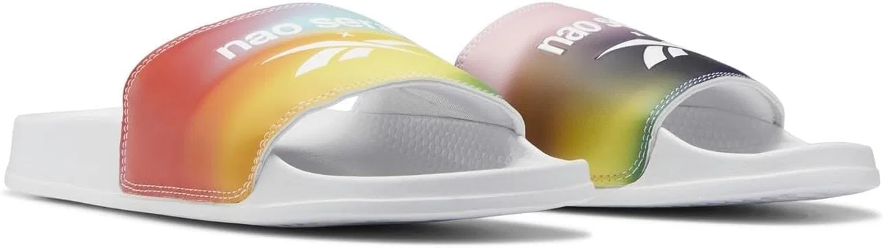 Шлепанцы Reebok унисекс Classic Slide для душа и ванны, Ftwr White Ftwr White Core Black — фото 4