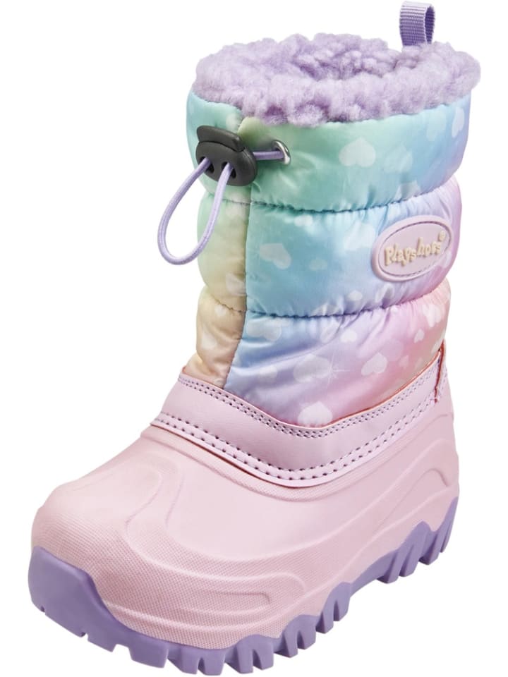 

Сапоги Winter-Bootie Regenbogen Playshoes, розовый
