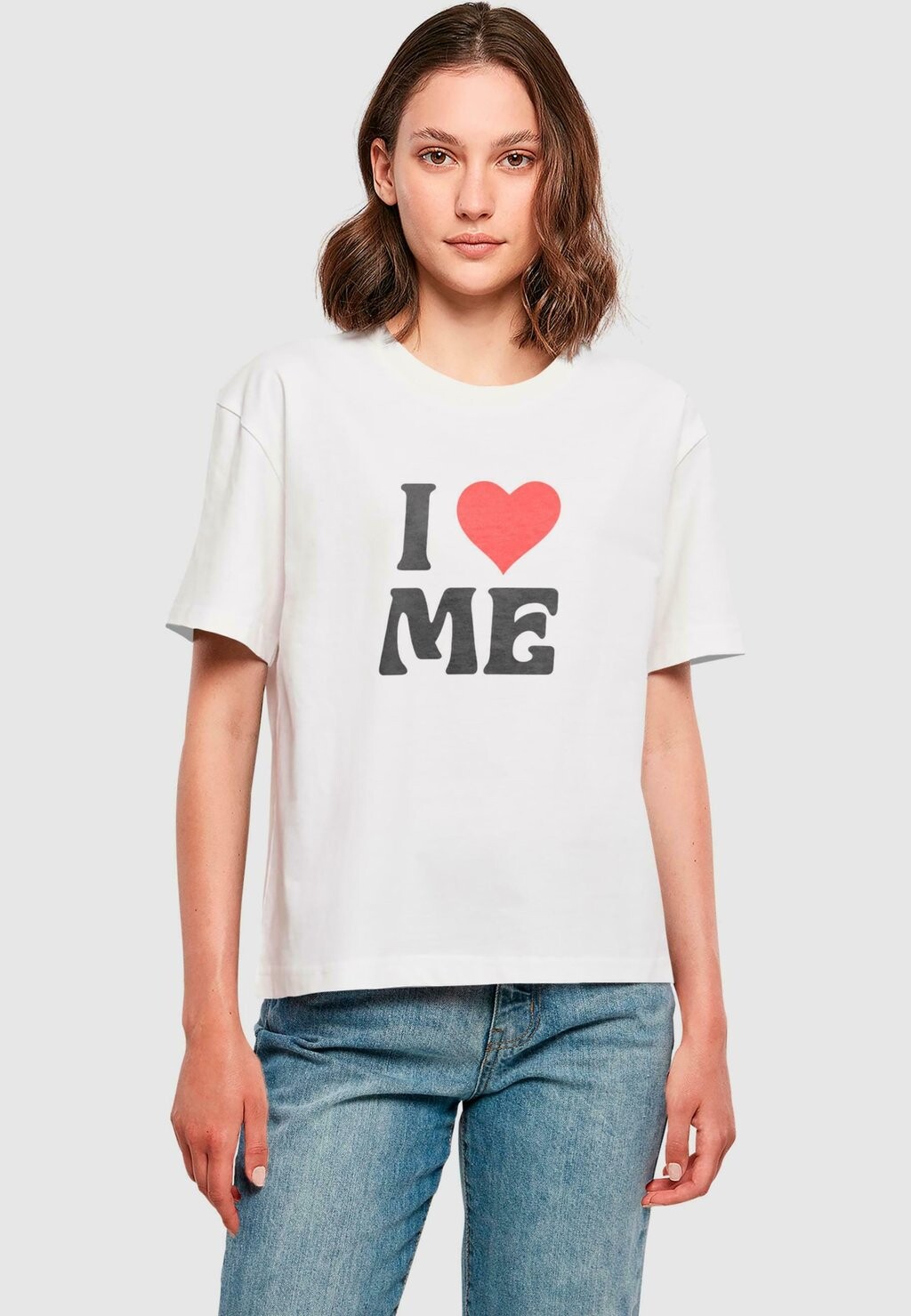 

Футболка с принтом I LOVE ME Mister Tee, белый