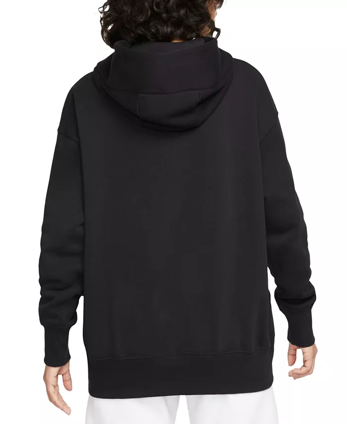 Женский спортивный оверсайз худи Phoenix Fleece Nike, черный — фото 4