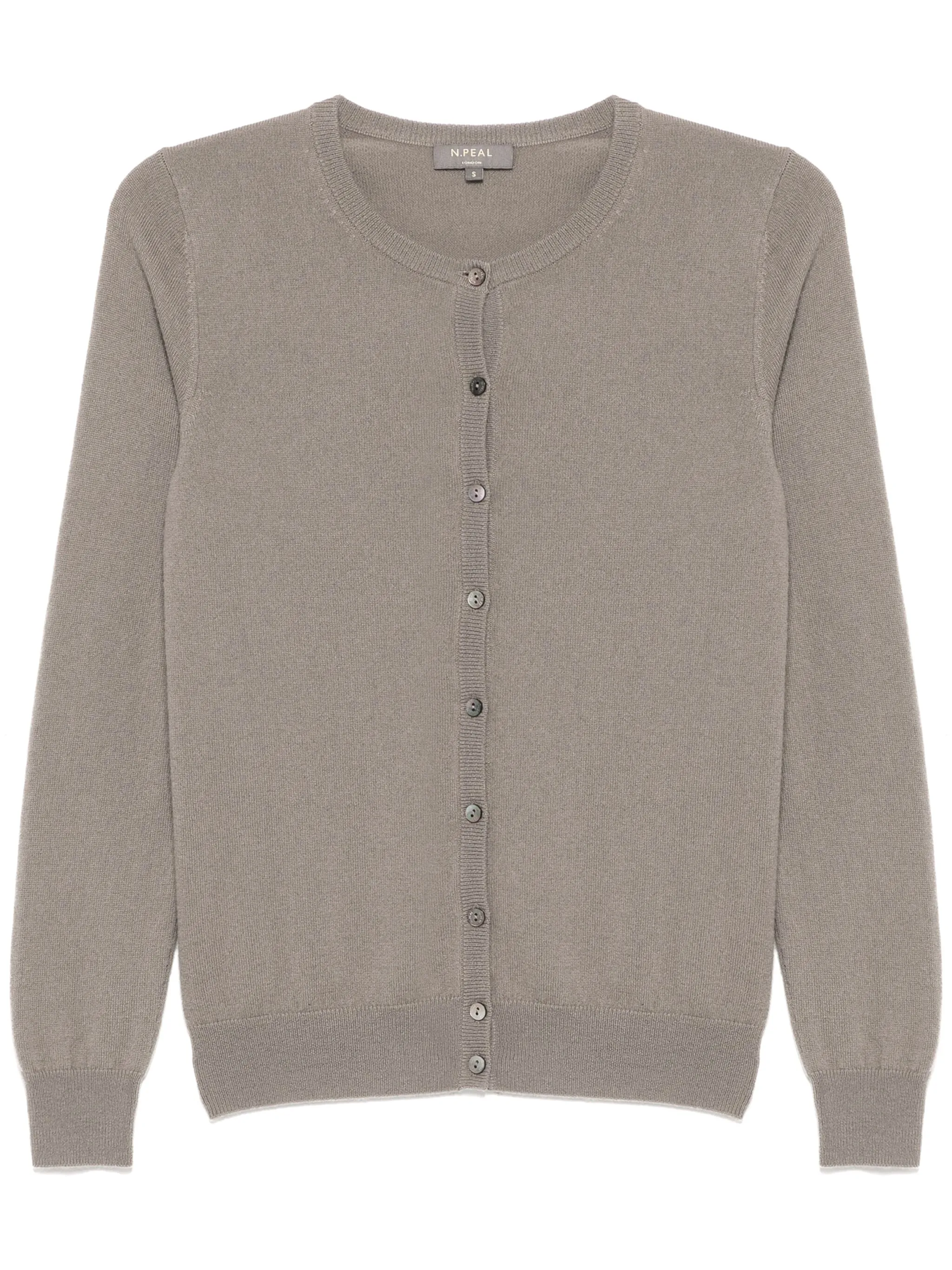 

Кардиган Olivia с круглым вырезом N.Peal, коричневый