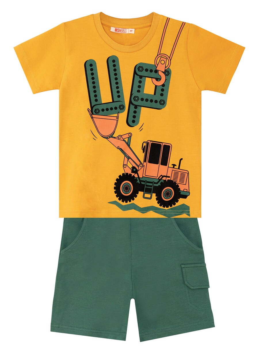 

Спортивный костюм Denokids Digger Up, желтый