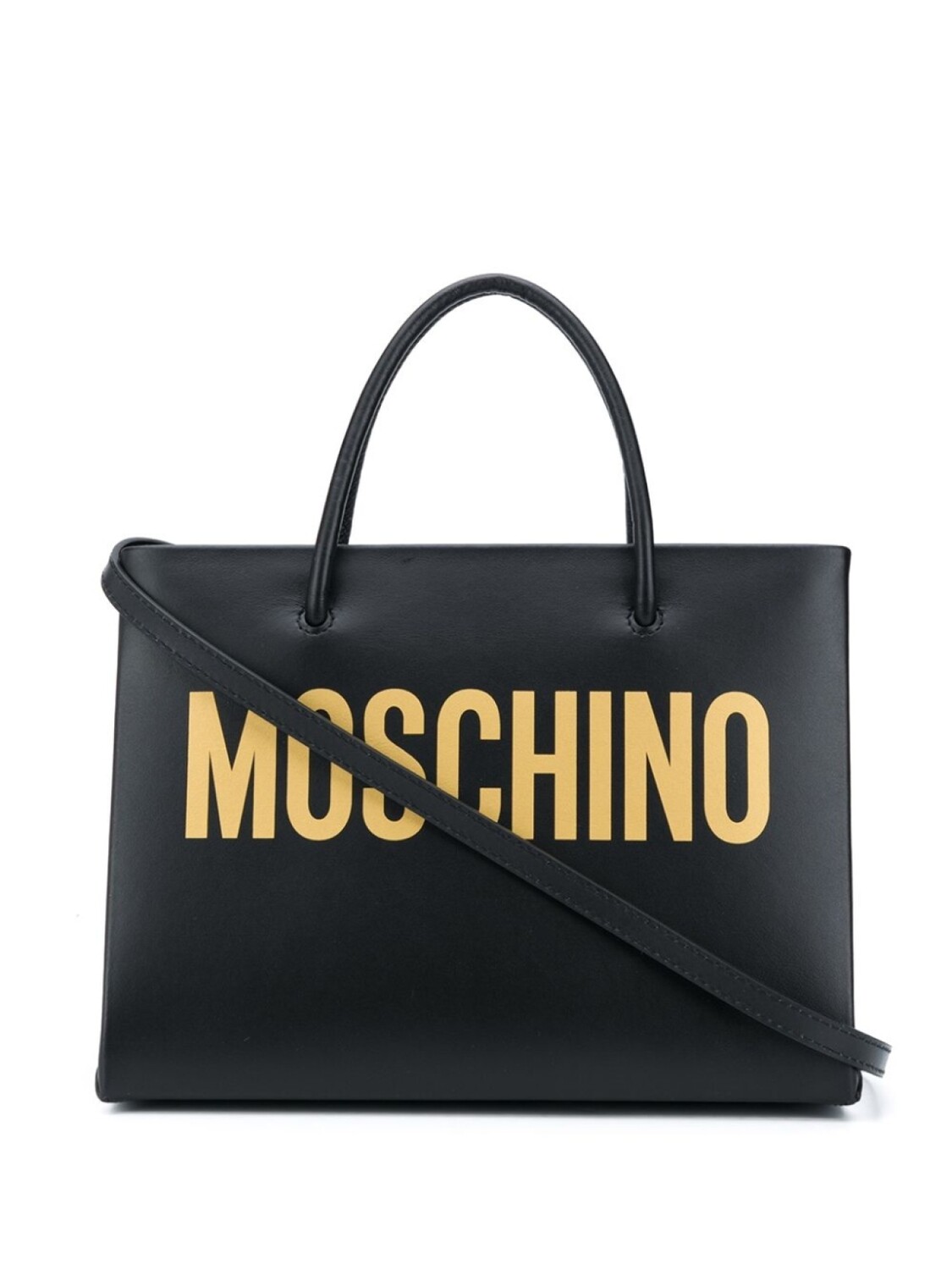 

Moschino сумка-тоут с логотипом, черный