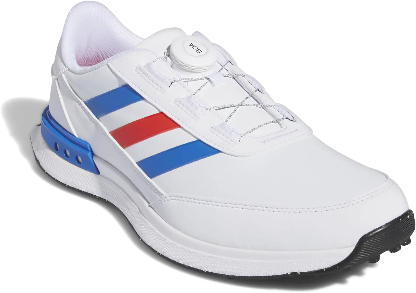 Мужские гольф-ботинки Adidas S2G 24 Boa без шипов, белый/ярко-красный — фото 2
